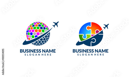 global travel and tour vector, logo, design 5