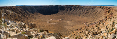 Obraz na plátně Meteor crater, Arizona