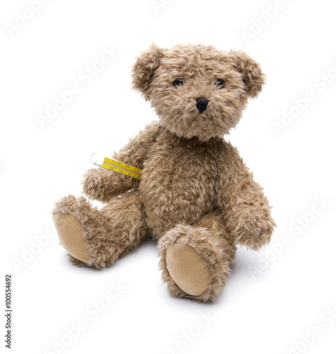 Teddy mit Fieberthermometer