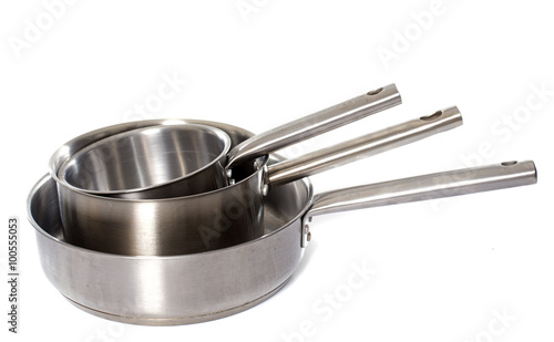 saucepan and frying pan