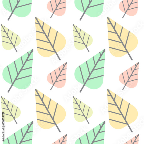 leaves pattern seamless