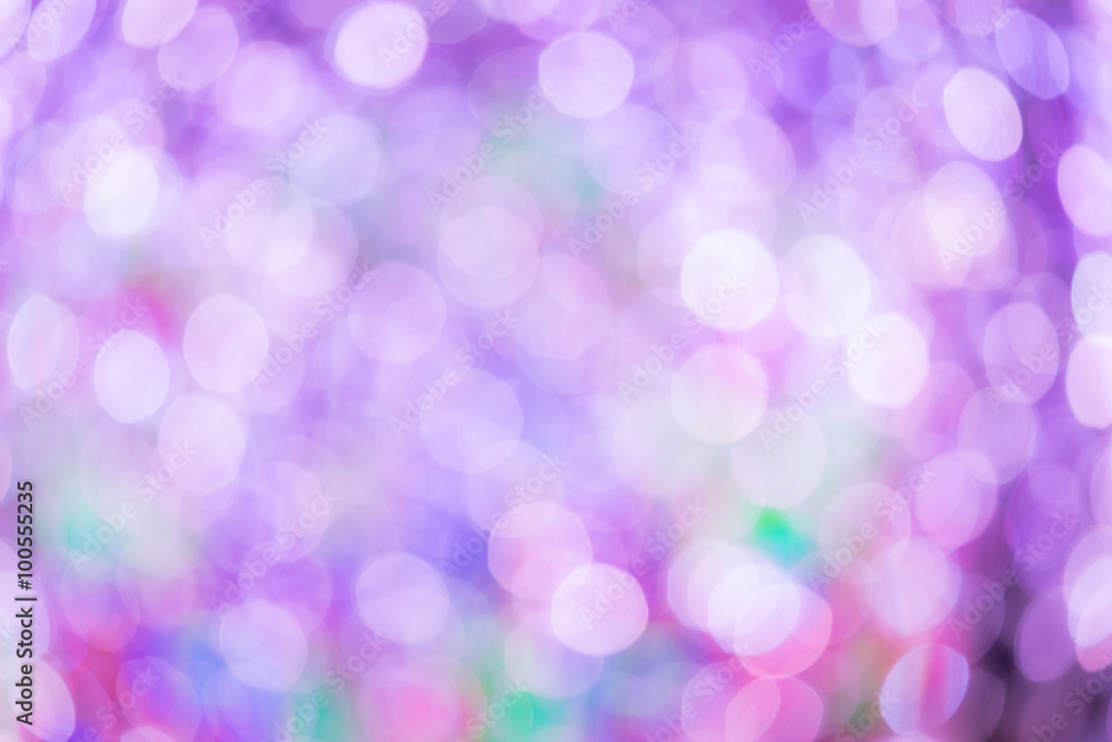 Fototapeta premium abstract white and violet bokeh light