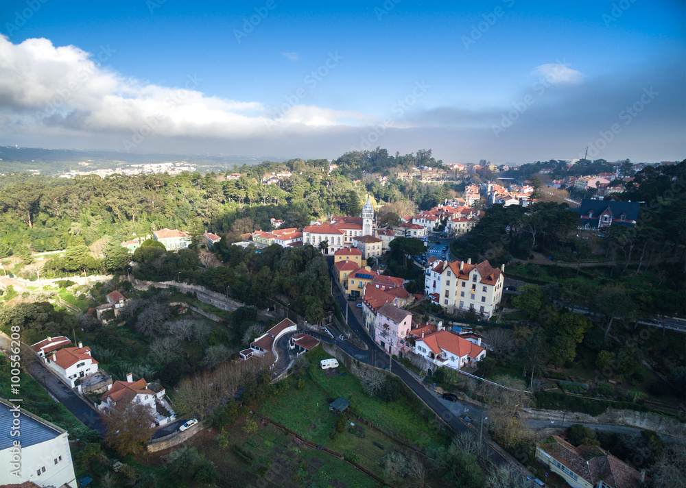 Fototapeta premium Aerial View of Sintra, Portugal