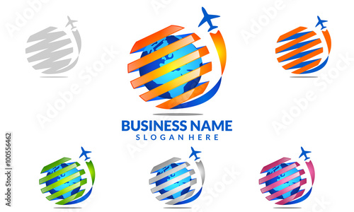 global travel and tour vector, logo, design 1