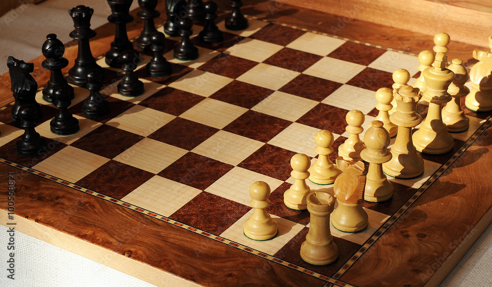 Chessboard, strategy game Chessboard, strategy game