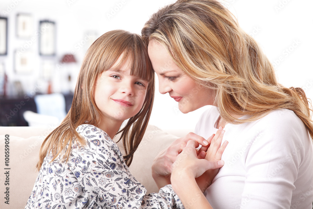 Loving mother-daughter relationship Loving mother-daughter relationship