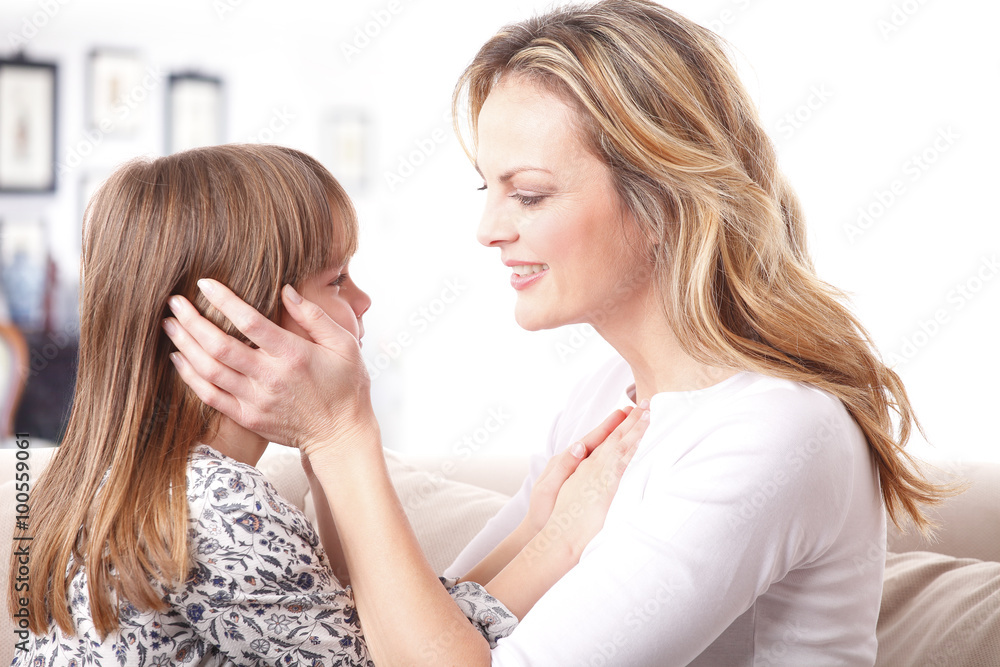 Fototapeta premium Loving mother-daughter relationship