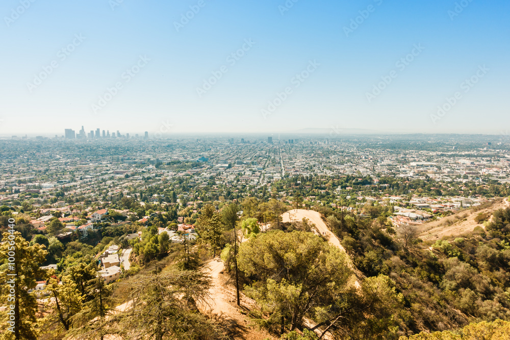 LA cityscape, USA