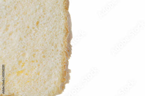 Homemade bread, slice, background