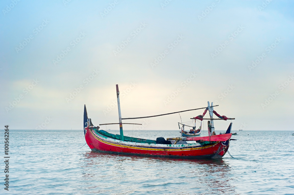 Javanese fisherman boat