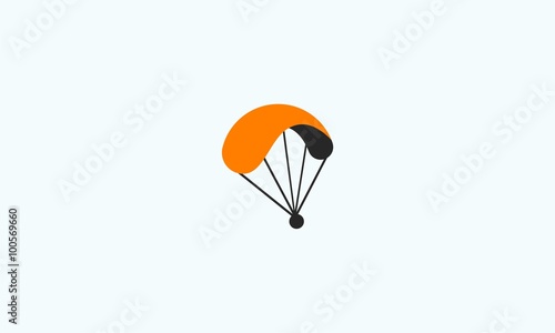 parachute logo vector