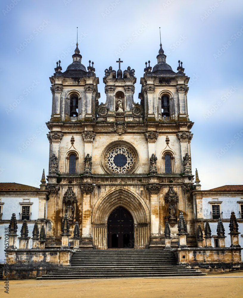  Medieval Catholic Monastery in Alcobaca, Portugal, Unesco site