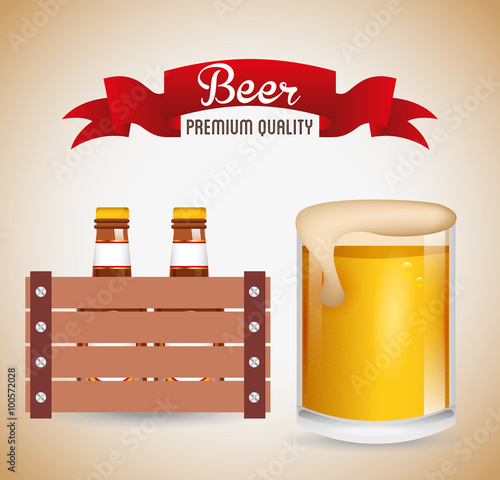 cold beer design 