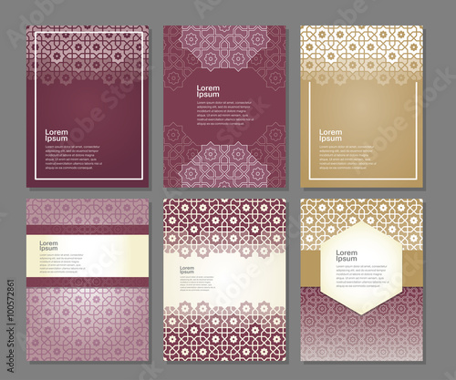 set of templates in arabic
