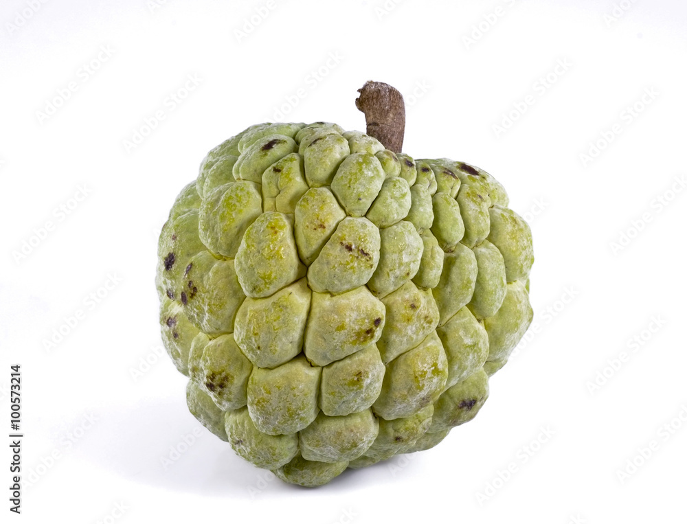 Custard apple / Custard apple on white background. Custard apple / Custard apple on white background.