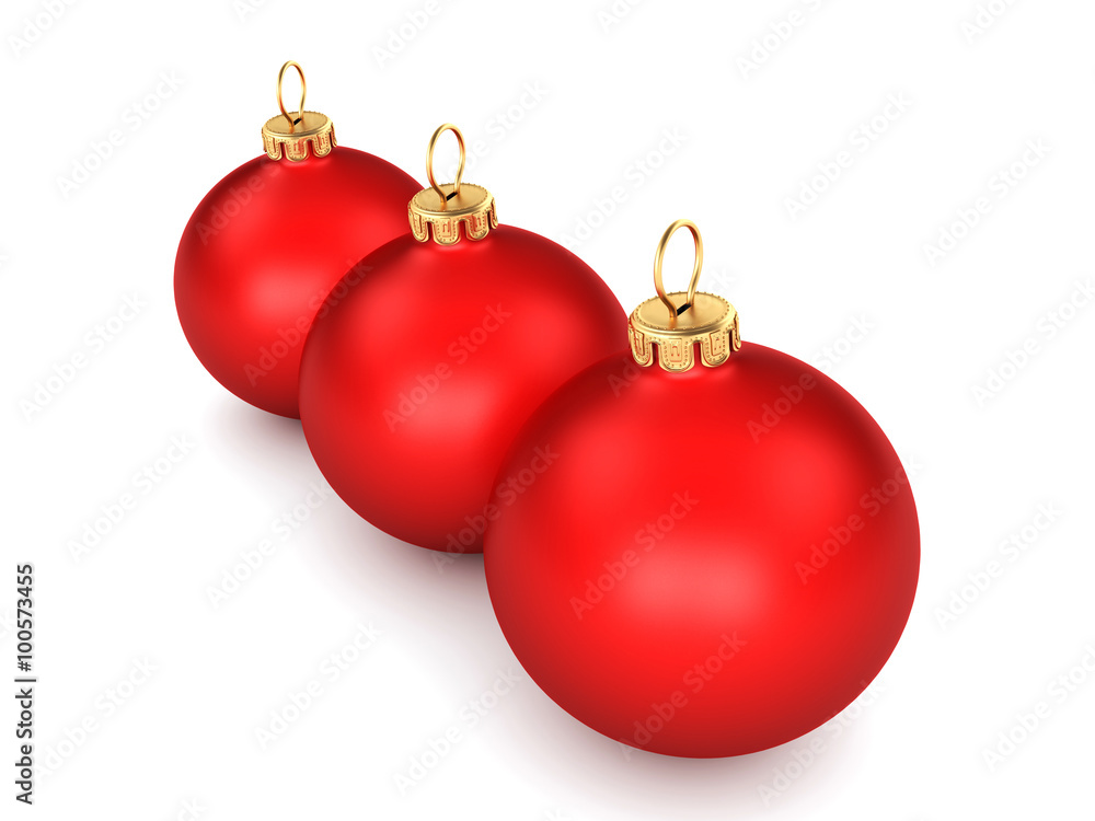 Red Christmas ball Red Christmas ball