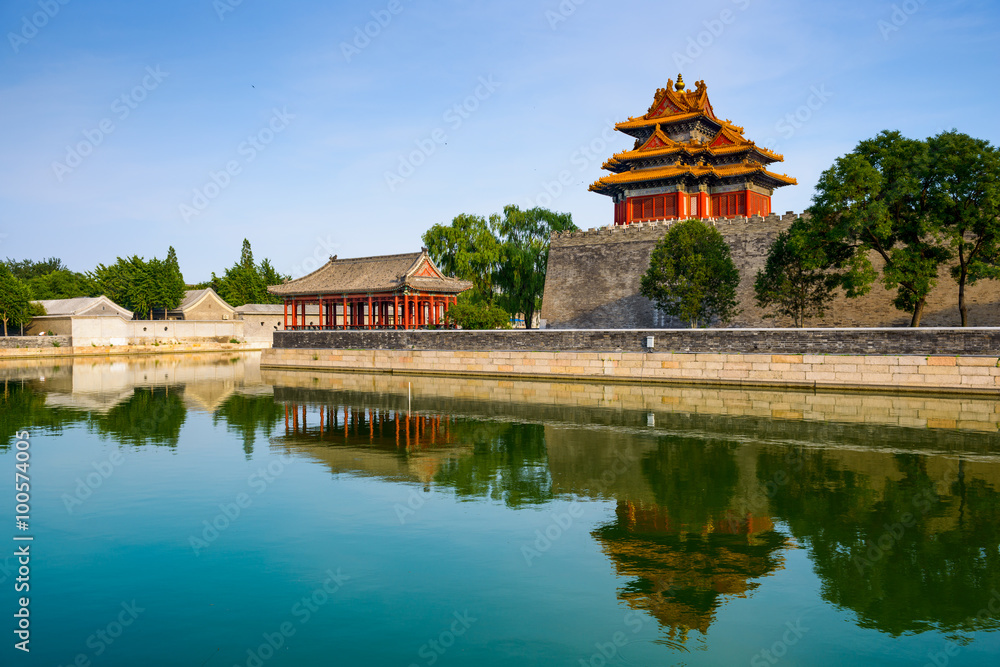 Naklejka premium Forbidden City of Beijing, china.