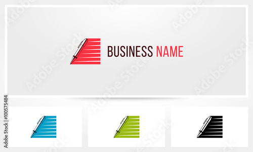 Writing Pen Logo