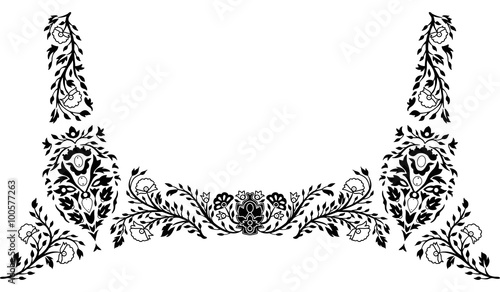 Neckline illustration vector design fashion