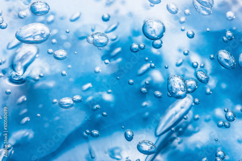 Bubble water gel texture.