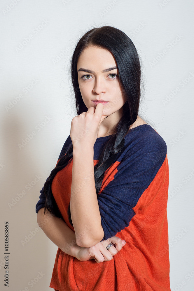 portrait of a beautiful young girl portrait of a beautiful young girl