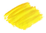 A fragment of the yellow background painted with gouache