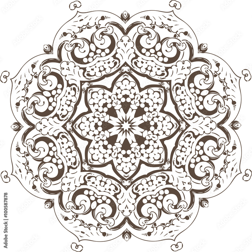 Mandala ethnic indian illustration design Mandala ethnic indian illustration design