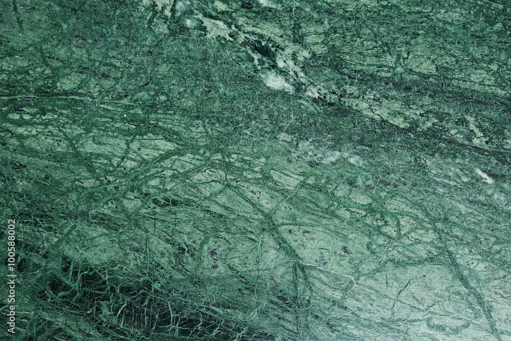 Naklejka premium Green marble texture background