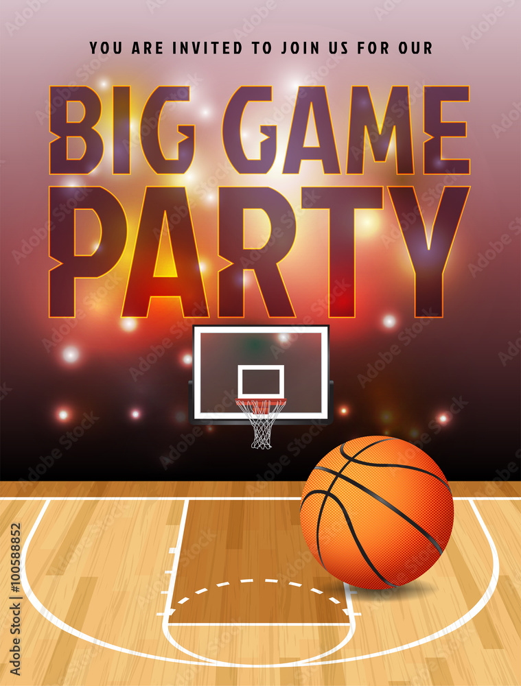 Fototapeta premium Basketball Illustration