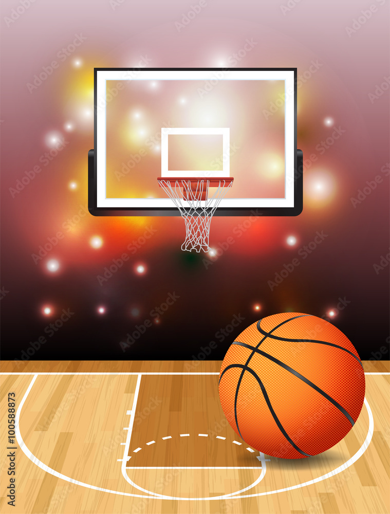 Fototapeta premium Basketball Illustration