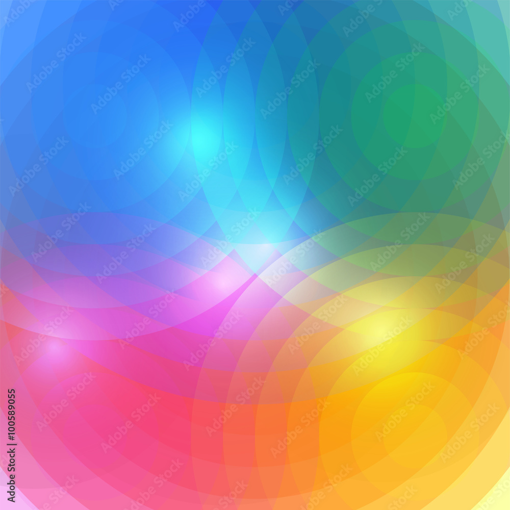 Abstract Colorful Rainbow Circles Background Abstract Colorful Rainbow Circles Background