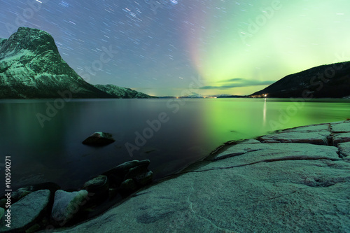 Aurora and Startrails Scenery photo