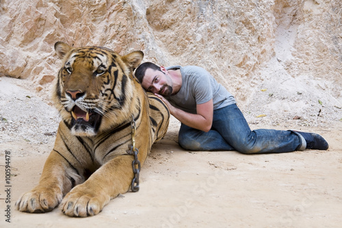 People with tiger temple