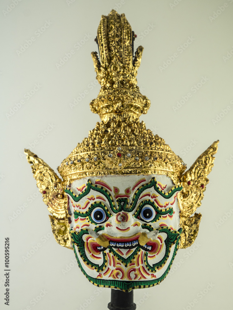 Khon mask . Ramayana, thailand Khon mask . Ramayana, thailand