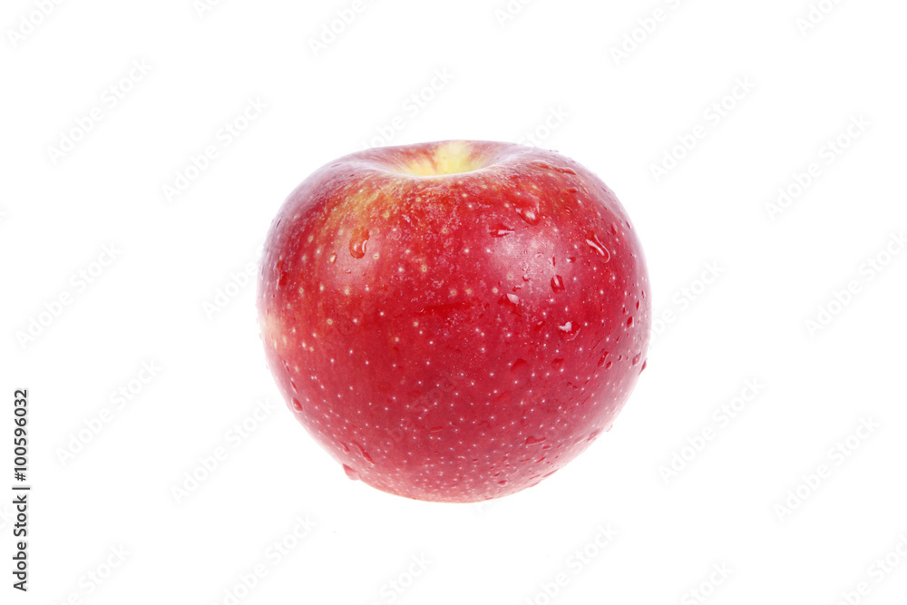 The red apple, close-up
