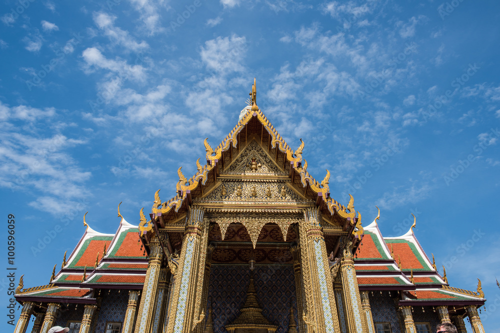 Naklejka premium Artistic Decoration Of Grand Palace