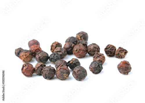 pepper seed on white background