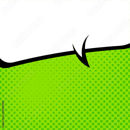 Speech Bubble Pop-Art Style