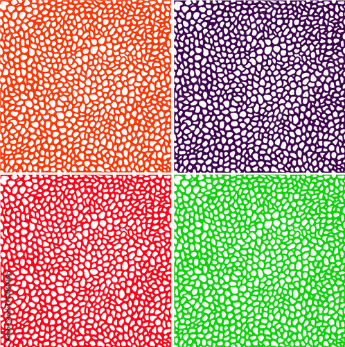 Seamless colorful pattern set