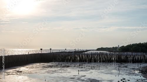 Bang Khun Thian sea view, Bang Khun Thian, Bangkok, Thailand photo