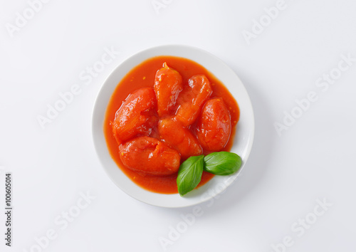 Slika na platnu peeled plum tomatoes