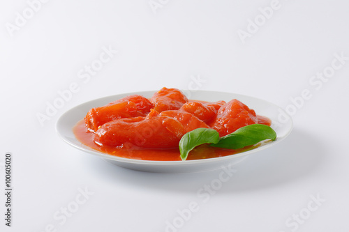 peeled plum tomatoes