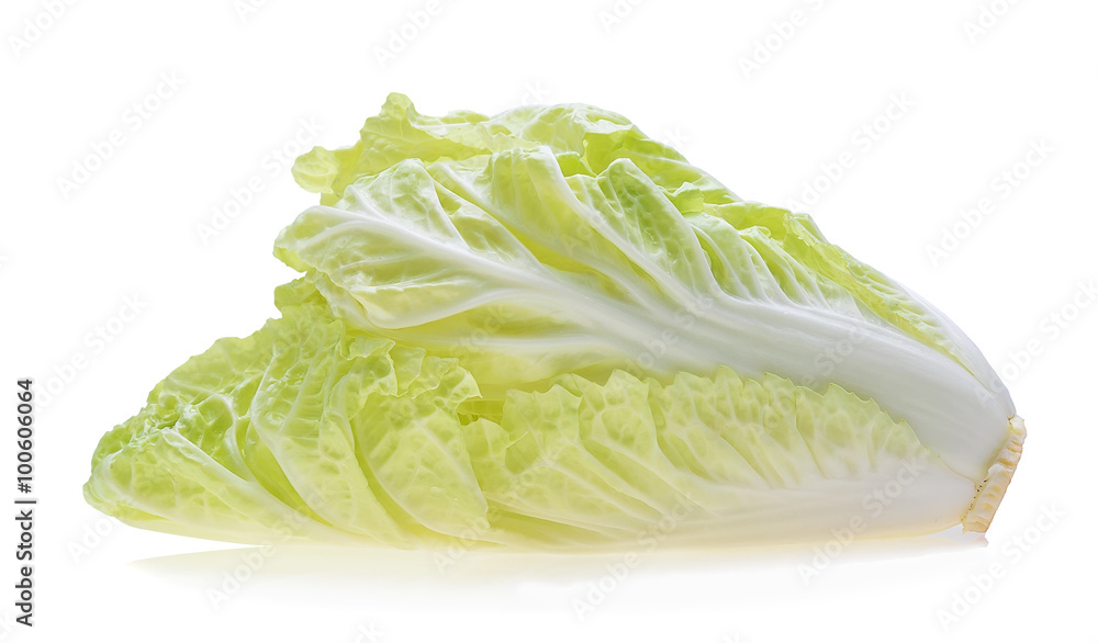 Chinese cabbage on white background Chinese cabbage on white background