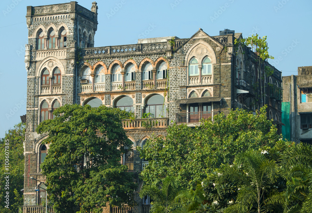 The building and architecture in the city of Mumbai 