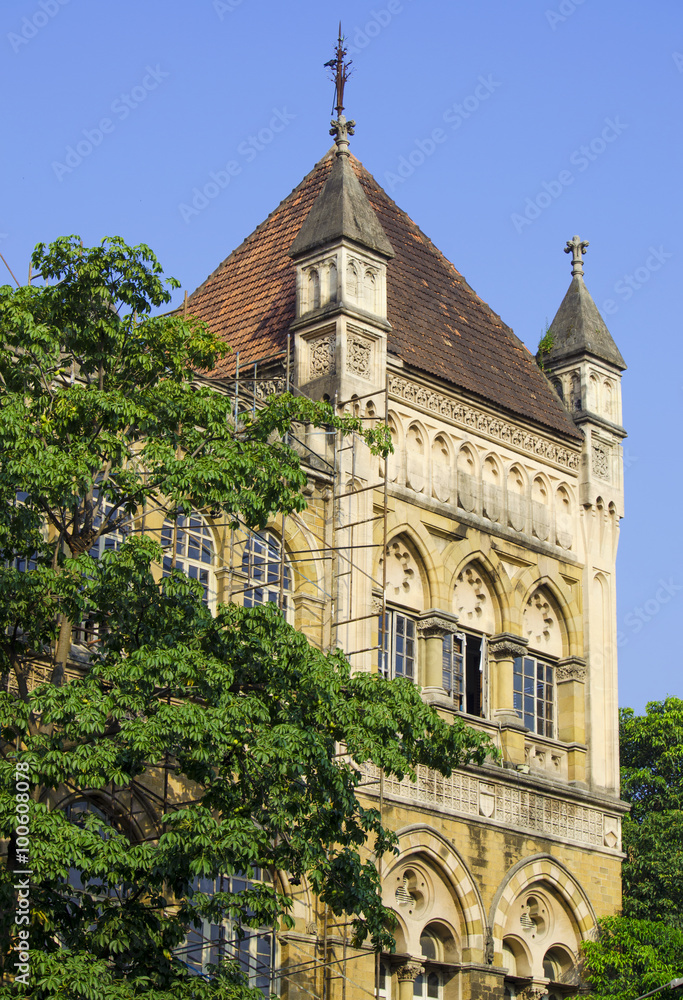 The building and architecture in the city of Mumbai 