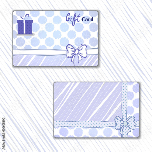 gift certificate in a light and pleasant style
