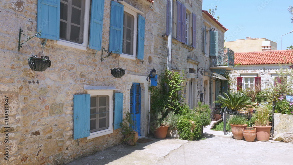 traditional turkish houses, travel destination, foca, turkey traditional turkish houses, travel destination, foca, turkey