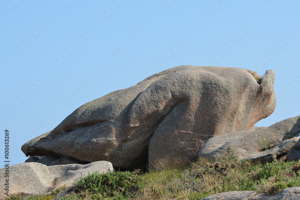 Fototapeta premium Felsen am alten Zöllner Pfad