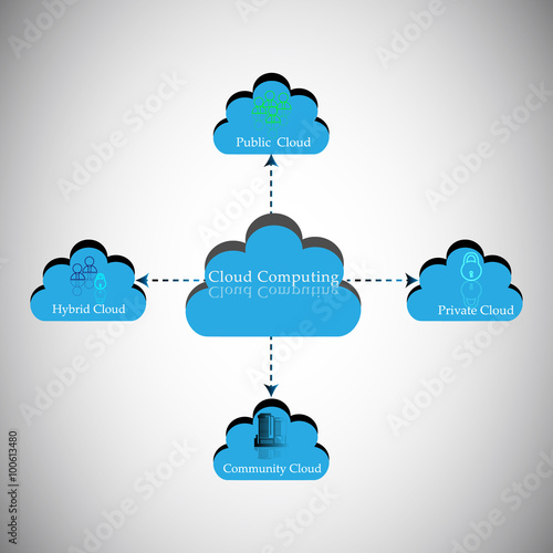 Cloud computing Concept , Cloud Categorization i.e. public, private, hybrid and Community cloud