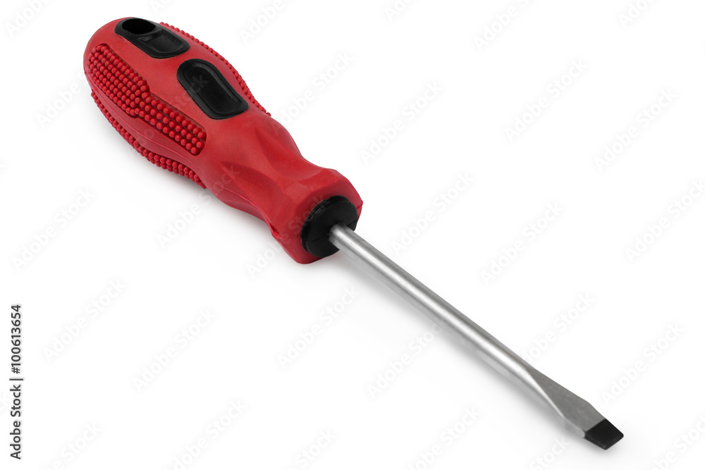 red flat tip screwdriver red flat tip screwdriver
